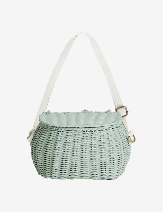 Cane rattan rocking horse