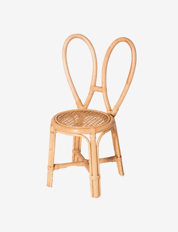 Cane rattan rocking horse