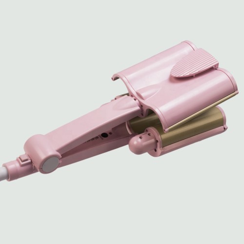 U-shaped three-barrel ceramic hair waver/curler