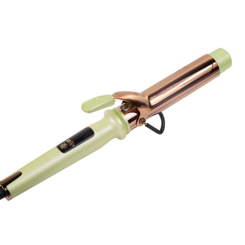 Portable dual PTC intelligent hair curler