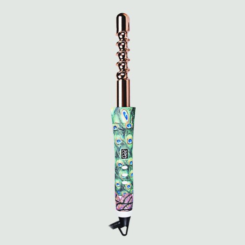 Peacock pattern 7-in-1 hair curler