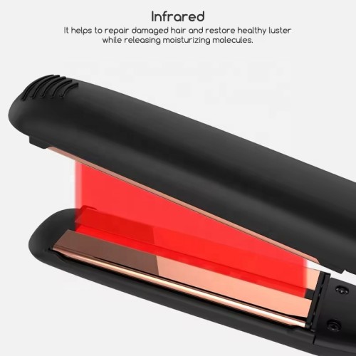 Infrared negative ion hair straightener