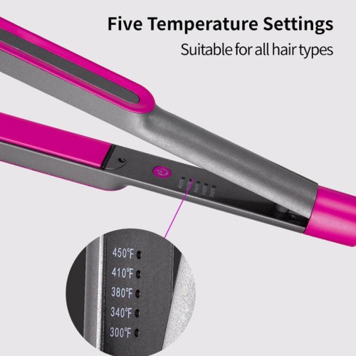 Titanium plate professional CNC hair straightener