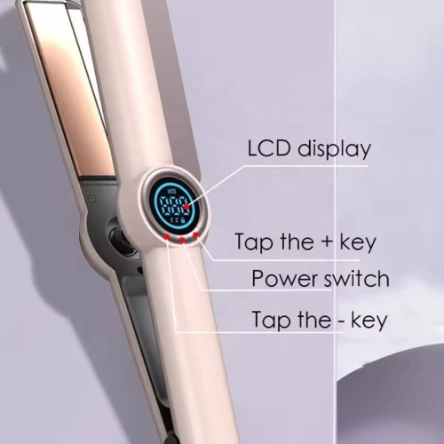 Infrared negative ion ceramic hair straightener