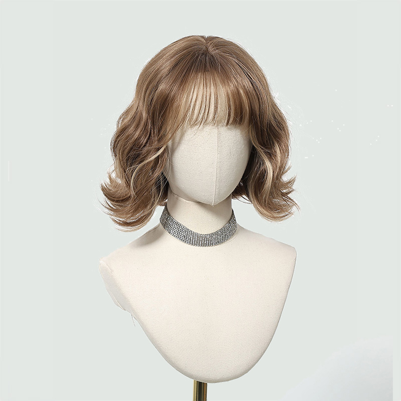 High-temperature resistant brown bob haircut