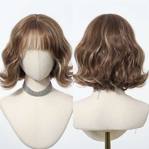 High-temperature resistant brown bob haircut