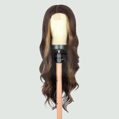 Light brown lace front wig